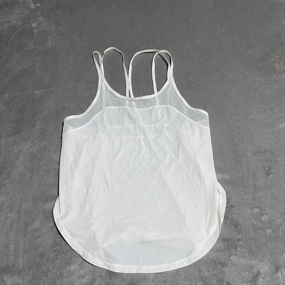 lululemon athletica Tops - Lululemon Anew Singlet Tank Top Womens 4 White Activewear Sporty Workout
